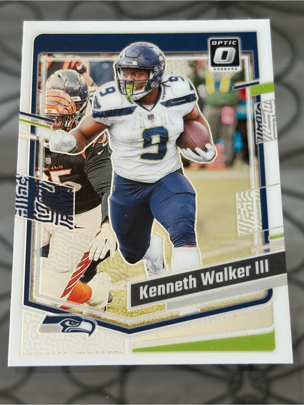 Kenneth Walkker 2023 Panini Seattle Seahawks NFL Football Card